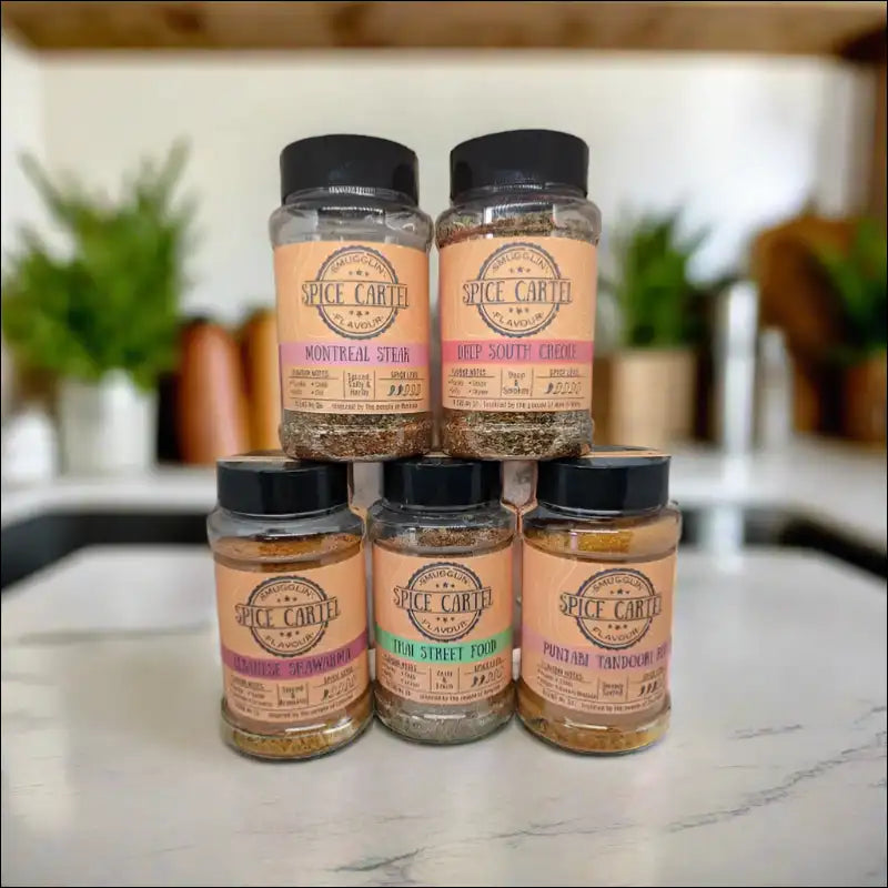 5x 240g Spice Cartel Bbq Blend Collection In Shakers - Sensational Spice Mix