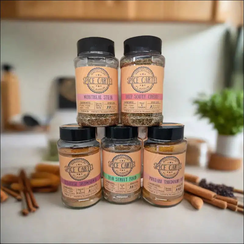 5x 240g Spice Cartel Bbq Blends Collection In Shakers For Sensational Flavor
