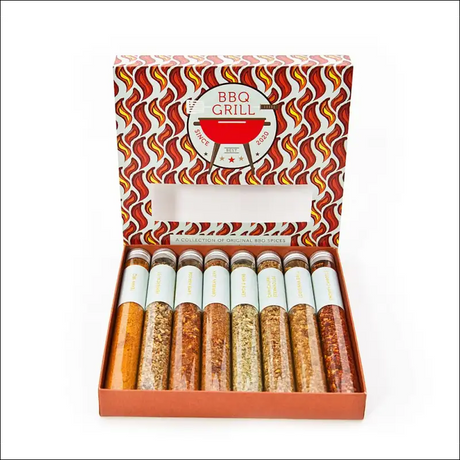 Bbq Grill Rub Kit With 8 Unique Barbecue Spice Blends To Excite Your Taste Buds
