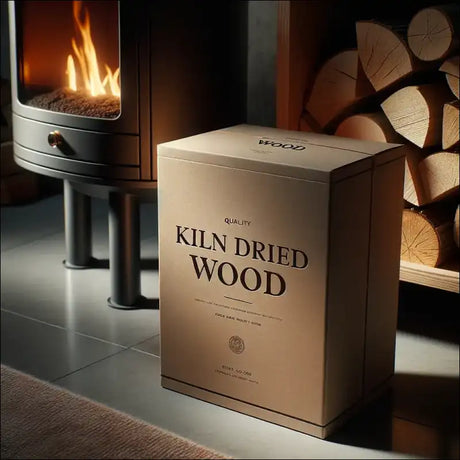Kiln Dried Logs In Builders Bag With Fire Showcasing Premium Quality Dried Logs