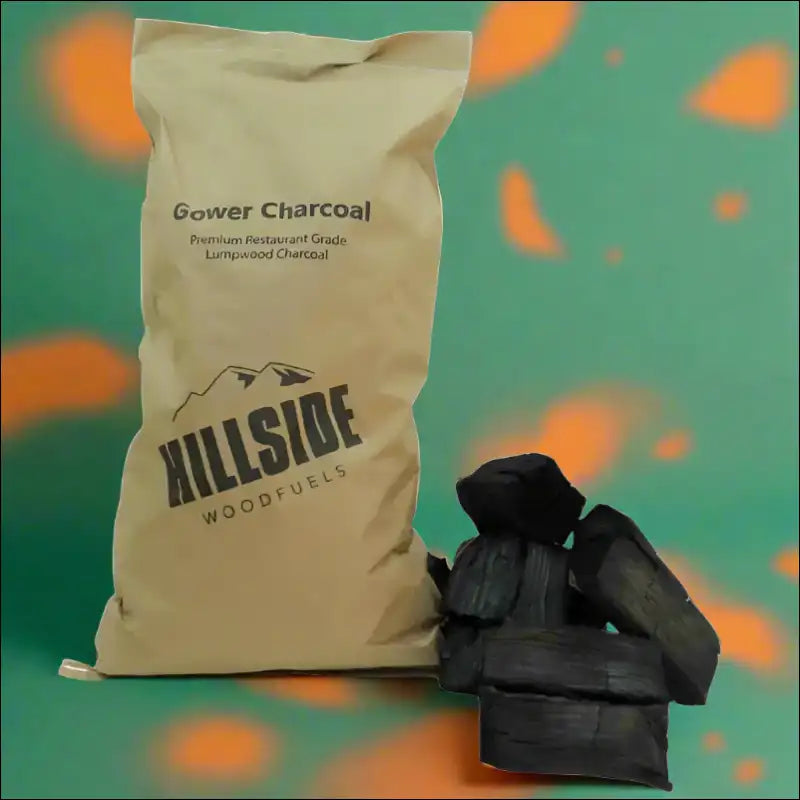 Restaurant Grade Lumpwood Charcoal 3kg Bag With Charcoal Pieces From Hillside Woodfuels