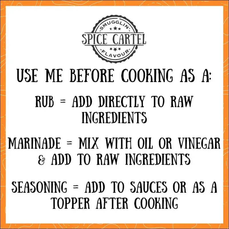 Spice Cartel’s Ultimate Roast Potatoes 35g Pouch With ’use Before Cooking’ Sign