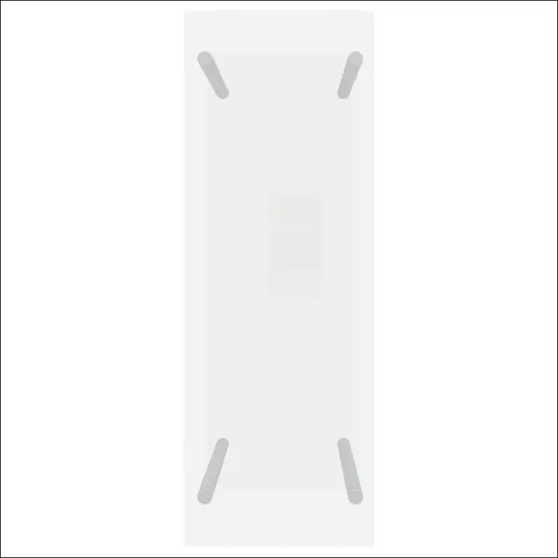 Tempered Glass Firewood Rack With a White Door And Black Handle For Stylish Storage