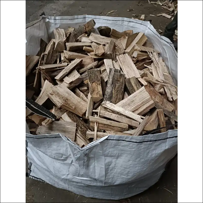 Ton Bag Of Ash Hardwood Kindling, Kiln Dried Wood Bag For Fires