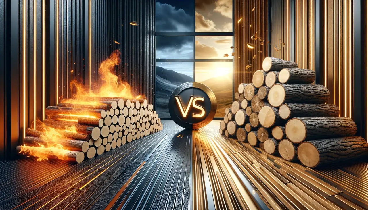 heat logs vs kiln dried logs