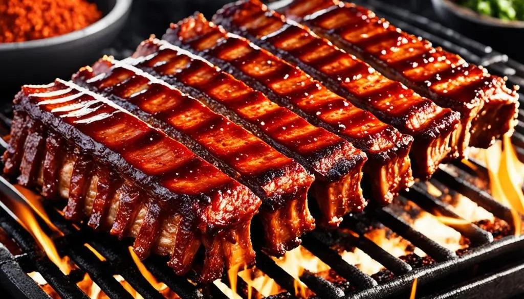Sumptuous BBQ ribs with spice rub
