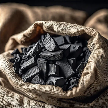 Lump Charcoal Bag (6kg) Featuring Ethically Sourced Lumpwood Charcoal In a Sack