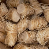 A Box Full Of Wood Chips, Perfect Eco-firelighters Made From High-quality Wood Wool