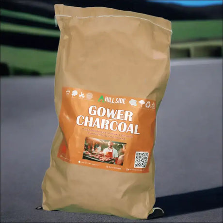 Restaurant Grade Lumpwood Charcoal 3kg Bag On Ground, Perfect For Barbecues