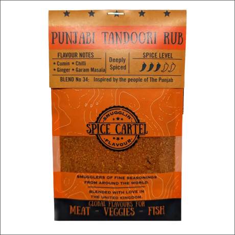 Spice Cartel’s Tandoori Spice Blend In Resealable Pouch With Peanut And Almond Flavors